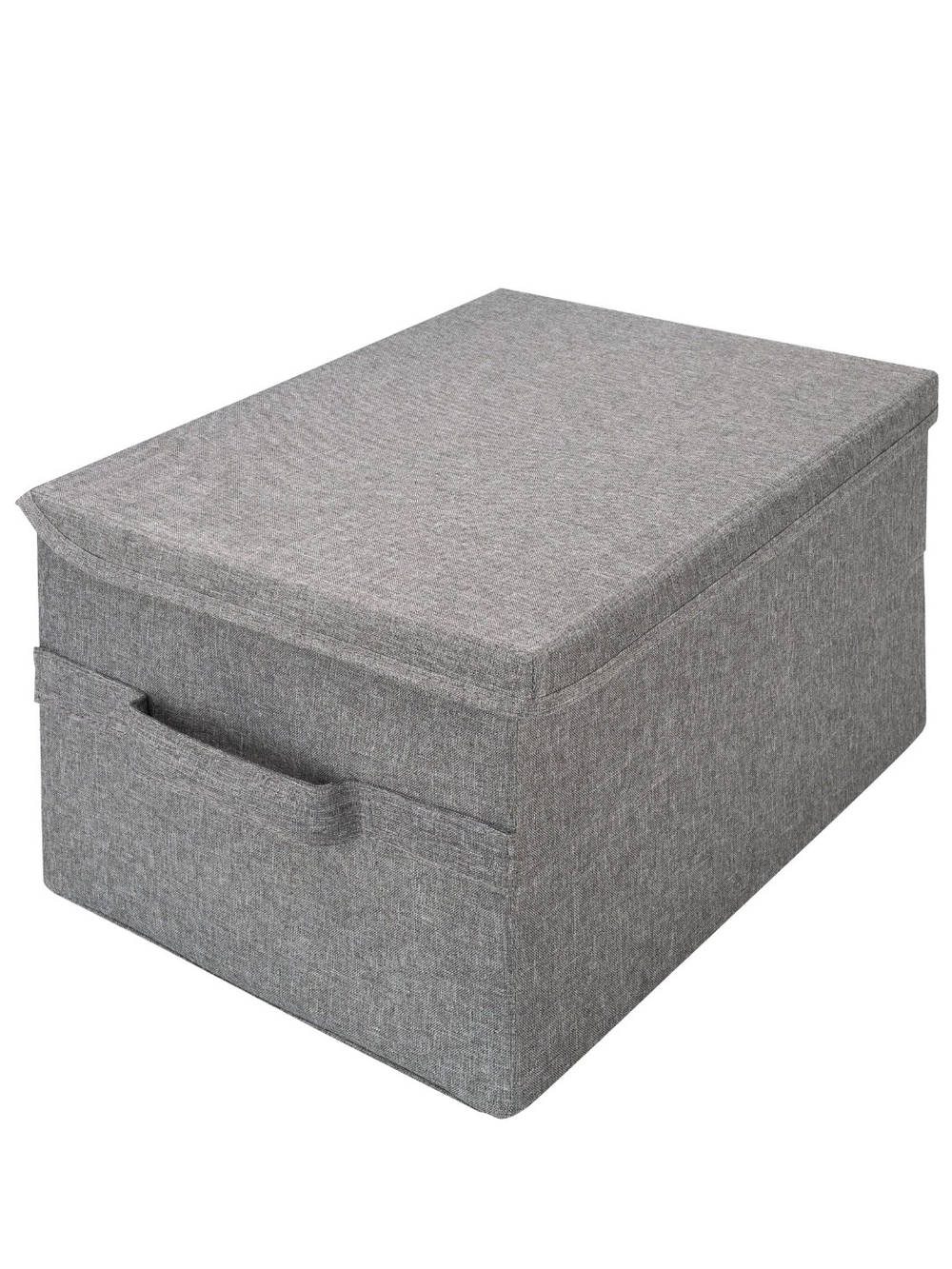 Allspace Collapsible Fabric Storage Organizer, 3 Pack Gray 15.5"Lx11.3"Wx8.7"H - Picture 4 of 9